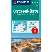 739 Kompass Wanderkarte 3-blads set